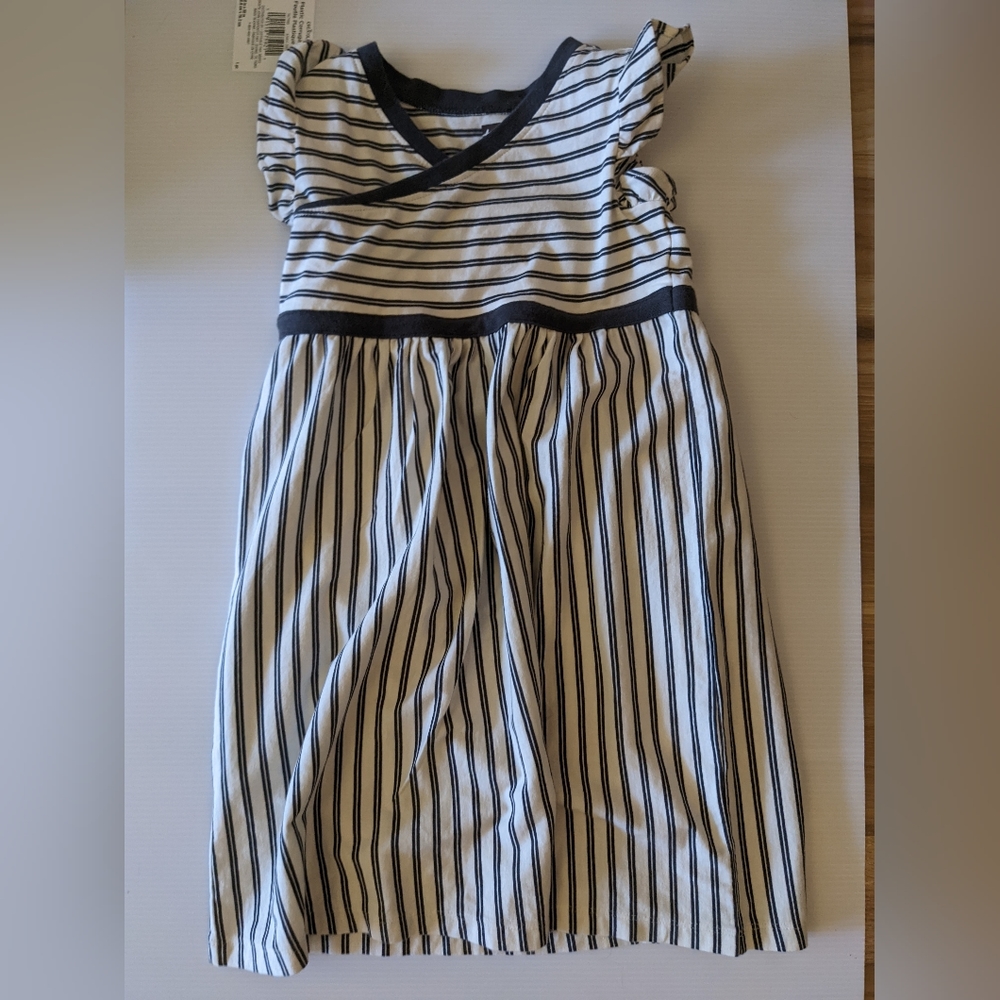 Striped tea collection dress